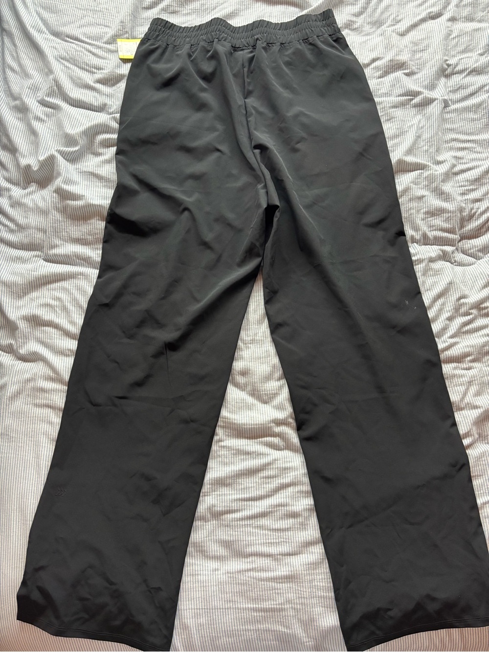 NWT all in motion Black Elastic-Waist Straight-Leg Sweatpants